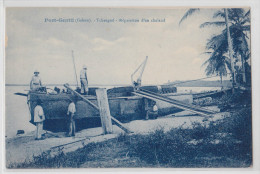 Port-Gentil (Gabon) - Tchengué - Réparation D'un Chaland - TTB - Gabon