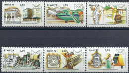 1979 BRESIL 1355-60** U.P.U, Postes, Avions - Unused Stamps