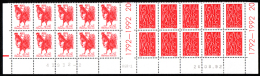 T-0061- N° 2774 Et 2775 En Bas De Feuille De 20, Nappe 2 + RE. - Autres & Non Classés