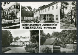 (1185) Kliniksanatorium "Heinrich Heine" / Neufahrland B/Potsdam / Mehrbildkarte S/w - Gel. 1977 - DDR - Neu Fahrland