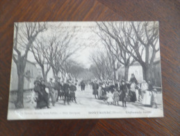 CPA Hérault.Montagnac. Esplanade Haute. En L'état - Montagnac