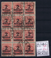 Germany, Mi 309 A Block Of 12 Used - Used Stamps