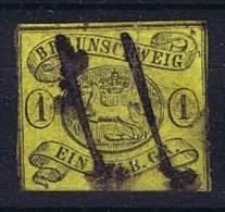 Germany Braunschweig: 1861 Mi 11 A Used - Brunswick