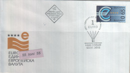 BULGARIA / Bulgarie 2002 - EURO 1v.- FDC - FDC