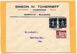 Bulgaria 1948 Cover Mailed To USA - Storia Postale