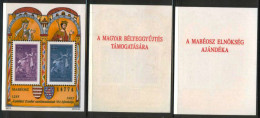 HUNGARY-1995.Commemorative Sheet Set  - Saint Elisabeth Of Hungary  Normal/Promoting/Souvenir Version - Hojas Conmemorativas
