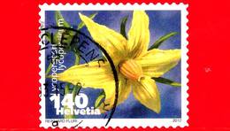 SVIZZERA - Usato - 2012 - Fiori - Flowers- Fleurs - Germogli Vegetali - Pomodoro - Tomatos - 1.40 - Usati
