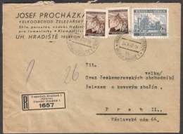 BuM0994 - Böhmen Und Mähren (1942) Ungarisch-Hradisch 1 (Mähren) - Uherske Hradiste 1 (R-letter) Tariff: 4,20K - Storia Postale