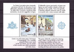 SAN MARINO 1989 Europa Unita Sassone Cat. Block N° 32  MNH** - Gebruikt