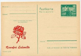 DDR P79-26a-82 C195-a Postkarte PRIVATER ZUDRUCK Rosenfest Eichwalde 1982 - Cartes Postales Privées - Neuves