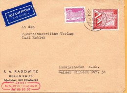 Berlin 1958 Cover Mailed - Brieven En Documenten