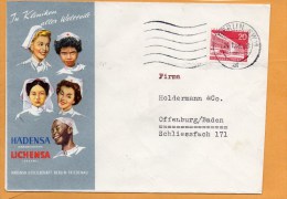 Berlin 1958 Cover Mailed - Brieven En Documenten