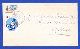 ENVELOPPE -- CACHET PARFAIT  -  CTT . LOURINHÃ - 8.5.71 - Briefe U. Dokumente