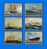 GB 2013-0037, Merchant Navy, Set Of 6 Stamps MNH - Ongebruikt