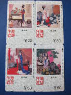 Tianjin City Tamura Phonecard, Female Talents(beauties) Of Ancient China,set Of 8,mint, In 1994,see Descripetion - Chine