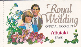 Aitutaki 1981 Royal Wedding Booklet - Aitutaki