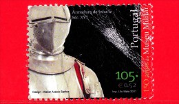 PORTOGALLO - USATO - 2001 - Museo Militare - Armatura XVI Sec. - 105 - 0.52 - Used Stamps