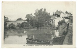 CPA MONTAIGU -LE PONT SAINT NICOLAS -Vendée (85) -Circulé -Phototypie Jehly Poupin - Montaigu