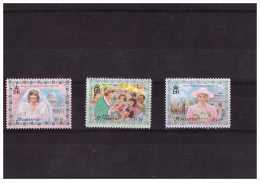 MONTSERRAT 1998 Lady Diana Michel 1071-73 MNH - Montserrat