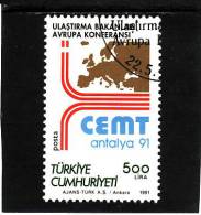 Turquie 1991 - Yv.no.2673 Oblitere - Usati