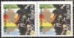 BRASIL - MIGRATION  ITALIANS - Pair - **MNH - 1974 - Unused Stamps