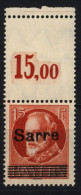 Saar,20b,OR,Leerfeld,xx,g Ep. (5340) - Neufs