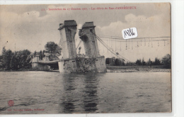 CPA -42 -14286  Andrézieux - Les Effets De  L'inondation De 1907 Sur Le Pont -Envoi Gratuit - Andrézieux-Bouthéon