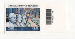 Fra506 2012 Concilio Ecumenico Vaticano II, Codice A Barre, Papa, Pope, Benedetto XVI, Paolo VI Santo Giovanni XXIII - 2011-20: Mint/hinged