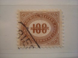 AUTRICHE TAXE 33 OBLITERE - Postage Due