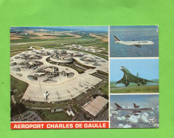 PARIS   1970    AEROPORT CHARLES DE GAULLE   VUE D ENSEMBLE AIRBUS CONCORDE BOEING  CIRC  OUI   / EDIT - Aéroports De Paris