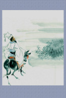 (N54-027  )  Anes Esel Donkey Burros Y Asnos, Postal Stationery-Entier Postal-Ganzsache-Postwaar Destuk - Donkeys