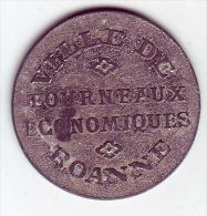 Monnaie De Nécessité - LOIRE 42 - Roanne - Ville De Roanne - Fourneaux économiques - 5c - Monétaires / De Nécessité