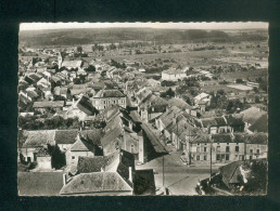 En Avion Au-dessus De LIFFOL LE GRAND - La Grand'rue Carrefour De Caron ( Vue Aerienne LAPIE 1) - Liffol Le Grand