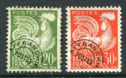 FRANCE - Y&T Préoblitérés 113 Et 115 (20% De La Cote) - 1953-1960