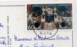 Allemagne--Carte Postale D´Allemagne Pour La France  Avec Joli Timbre - Brieven En Documenten