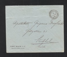 British Post Office Salonica Cover 1911 - Brits-Levant