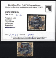 Saar,71,II,o,Befund - Used Stamps