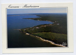 CARCANS-MAUBUISSON--Vue Aérienne--Le Lac (d'Hourtin) ,cpm N° N 3390  éd  Elcé - Carcans