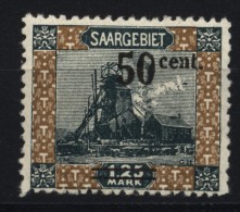 Saar,78A,VII, Mit Falz - Unused Stamps