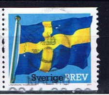 S Schweden 2011 Mi 2792 Flagge - Oblitérés