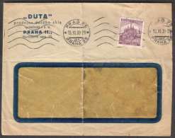 BuM0893 - Böhmen Und Mähren (1939) Prag 25 - Praha 25 (machine Postmark) Letter, Tariff: 60h (local Tariff !!) - Brieven En Documenten