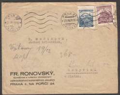 BuM0896 - Böhmen Und Mähren (1939) Prag 25 - Praha 25 (machine Postmark) Letter, Tariff: 1,00K - Briefe U. Dokumente