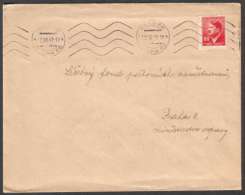 BuM0900 - Böhmen Und Mähren (1942) Prag 66 - Praha 66 (machine Postmark) Letter, Local Tariff: 80h (stamp: Adolf Hitler) - Storia Postale