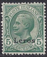 ITALY EGEO 1912 LEROS Nº 2 - Egeo (Lero)