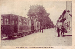 01 - AIN - Montluel - Station Du Tramway Et Route De Lyon - Montluel