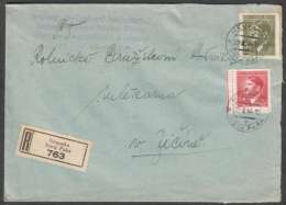 BuM0952 - Böhmen Und Mähren (1944) Neupaka - Nova Paka / Jitschin - Jicin (R-letter) Tariff: 4,20K (stamp: Adolf Hitler) - Lettres & Documents