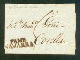 1816.- PAMPLONA A CORELLA - ...-1850 Prephilately