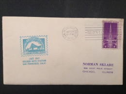 US, 1939 FDC - Last Day Cover-Gold Gate Int'l Exposition - 1851-1940