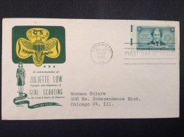 US, 1948 FDC - Juliette Low Founder & Organizer Of Girl Scouting In USA First Day Issue - 1941-1950