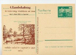 DDR P79-5c-83 C217-c Postkarte PRIVATER ZUDRUCK Landschaftstag Egsdorf Teupitz 1983 - Cartes Postales Privées - Neuves